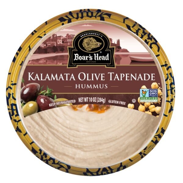 Boar's Head Kalamata Olive Tapenade Hummus 10 oz