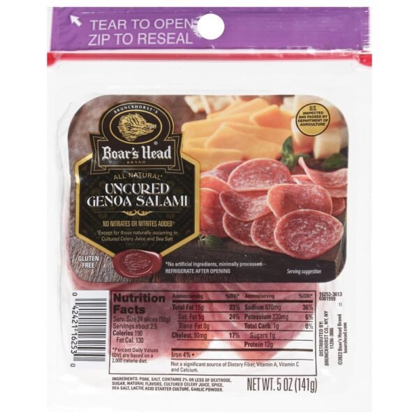Boar's Head Uncured Genoa Salami
