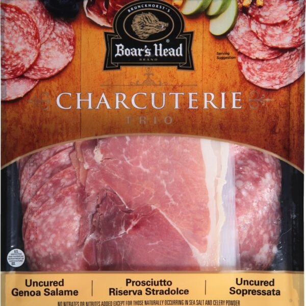 Boar's Head Charcuterie Trio: Uncured Genoa Salami, Prosciutto & Uncured Sopressata