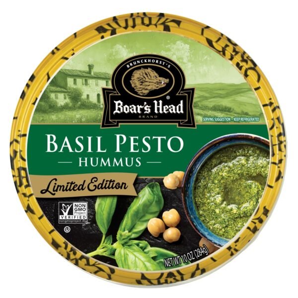 Boar's Head Basil Pesto Hummus 10 oz