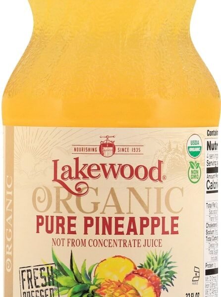 Lakewood Organic Pure Pineapple Juice