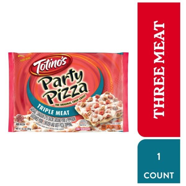 Totino's Party Pizza Triple Meat Thin Crust Frozen Pizza