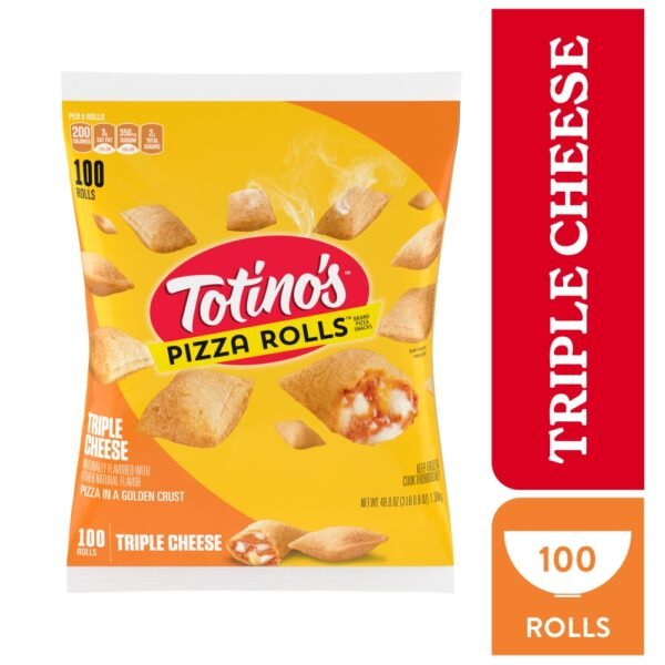 Totino's Pizza Rolls Triple Cheese Flavored Frozen Snacks