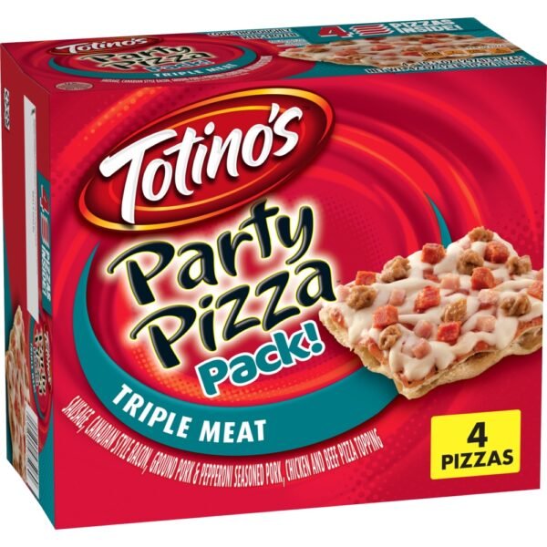 Totino's Party Pizza Triple Meat Thin Crust Frozen Pizza
