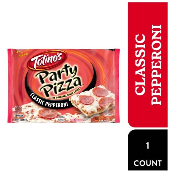 Totino's Party Pizza Classic Pepperoni Flavored Frozen Snacks