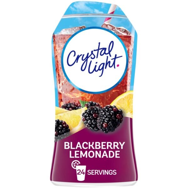Crystal Light Zero Sugar Blackberry Lemonade Water Enhancer Bottle