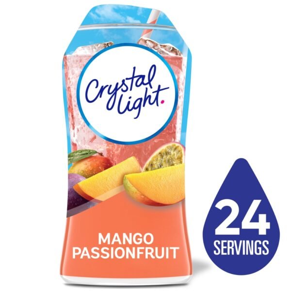 Crystal Light Zero Sugar Mango Passionfruit Water Enhancer Bottle