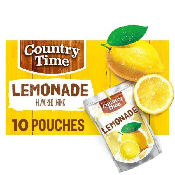 Country Time Lemonade Ready to Drink Flavored Drink Pouches
