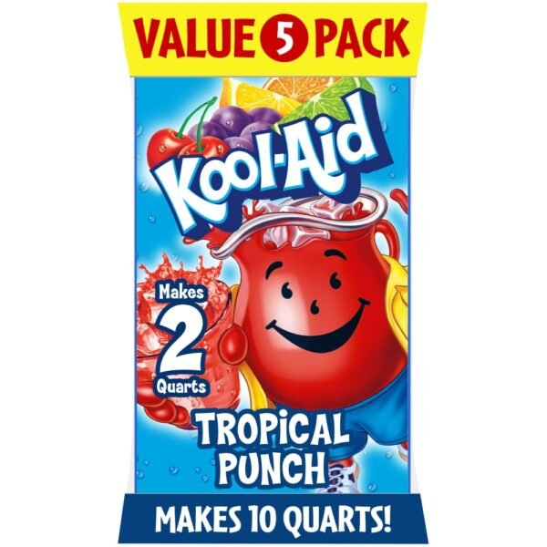 Kool-Aid Zero Sugar Tropical Punch Drink Mix Packet Value Pack