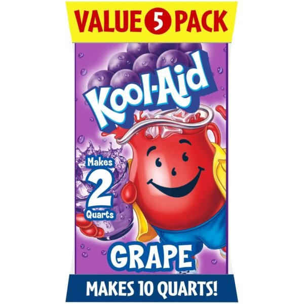 Kool-Aid Zero Sugar Grape Drink Mix Packet Value Pack