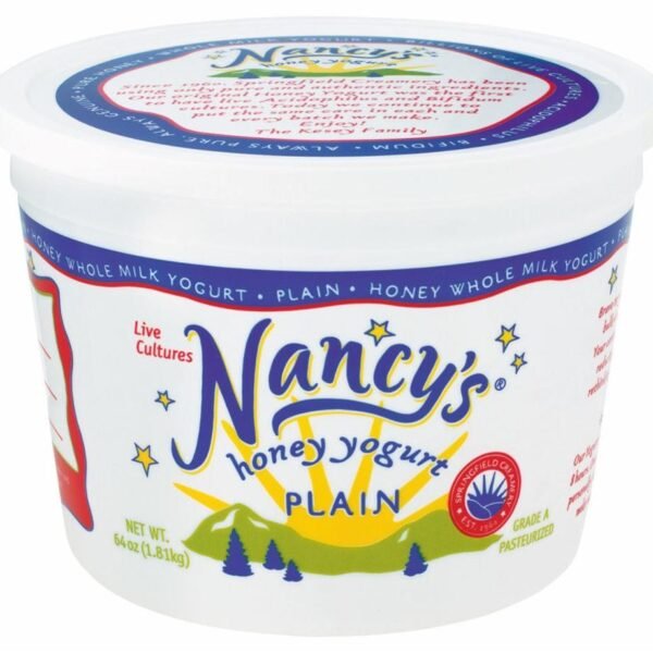 Nancy's Plain With Honey Probiotic Whole Milk Yogurt Tub