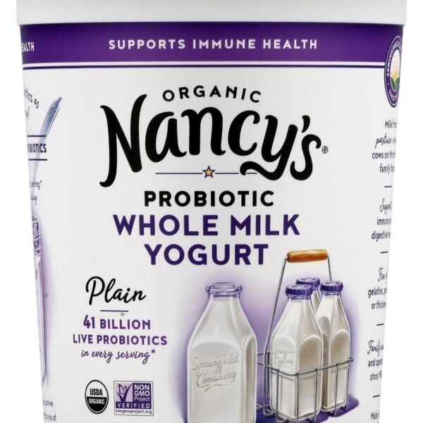 Nancy's® Plain Organic Probiotic Whole Milk Yogurt Tub