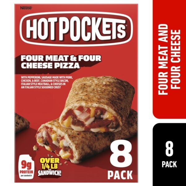 Hot Pocket Four Meat Four Cheese Frozen Sandwiches