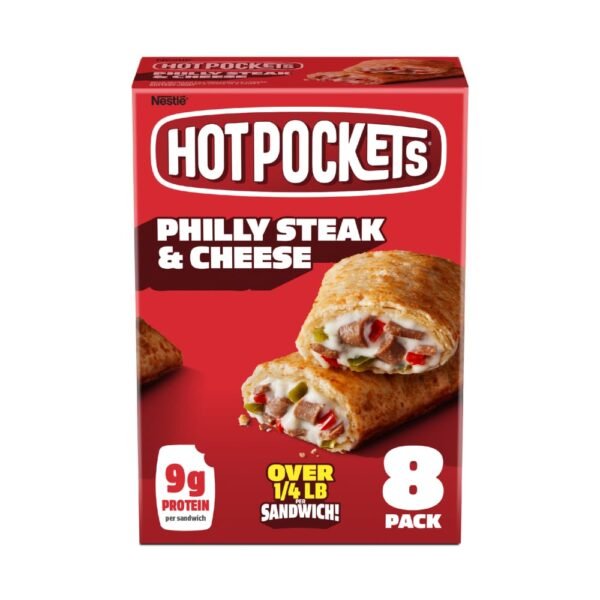 HOT POCKETS Philly Steak and Cheese Frozen Sandwiches