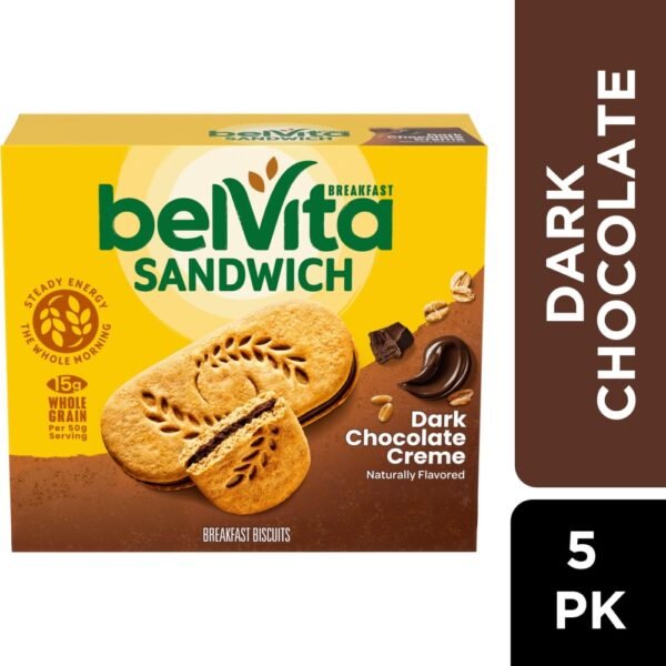 Belvita Breakfast Sandwich Dark Chocolate Creme Breakfast Biscuits