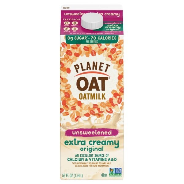 Planet Oat® Unsweetened Extra Creamy Oatmilk