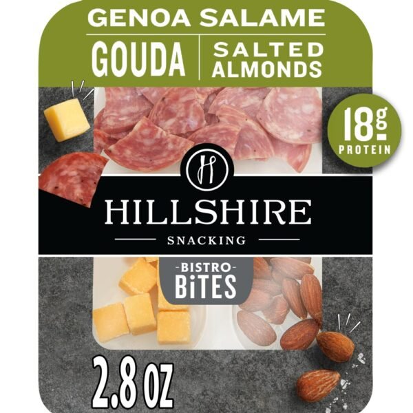 Hillshire Snacking Bistro Bites Genoa Salame and Gouda Cheese