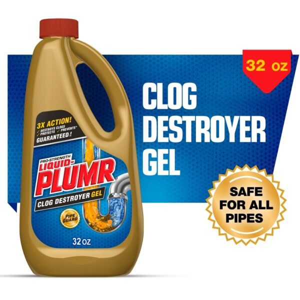 Liquid-Plumr Pro-Strength Clog Remover Gel with PipeGuard