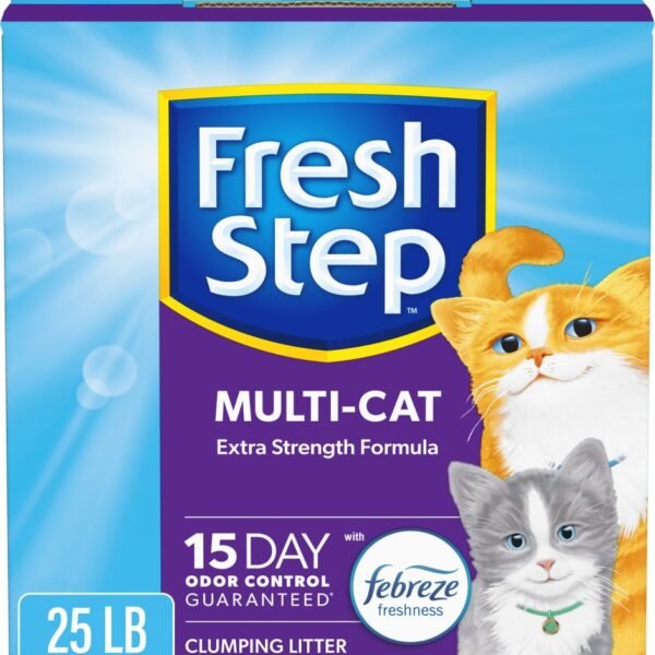 Fresh Step Clumping Cat Litter Multi-Cat Extra Strength Formula