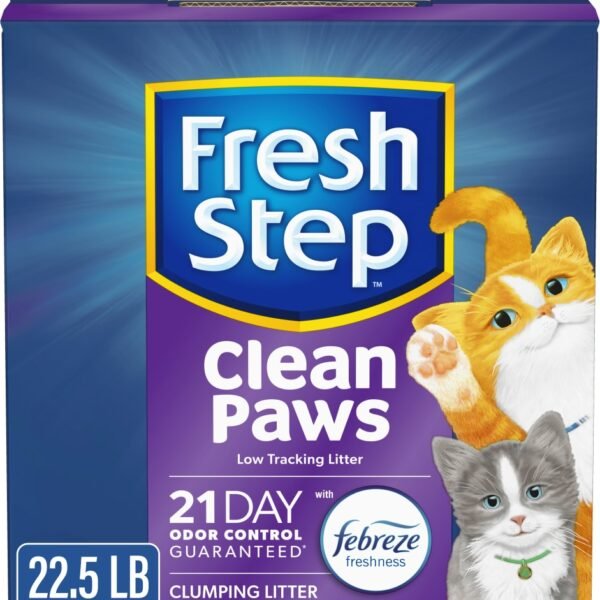 Fresh Step Clean Paws Cat Litter Multi-Cat Clumping Litter