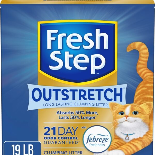 Fresh Step Outstretch Long Lasting Clumping Litter With Febreze Freshness