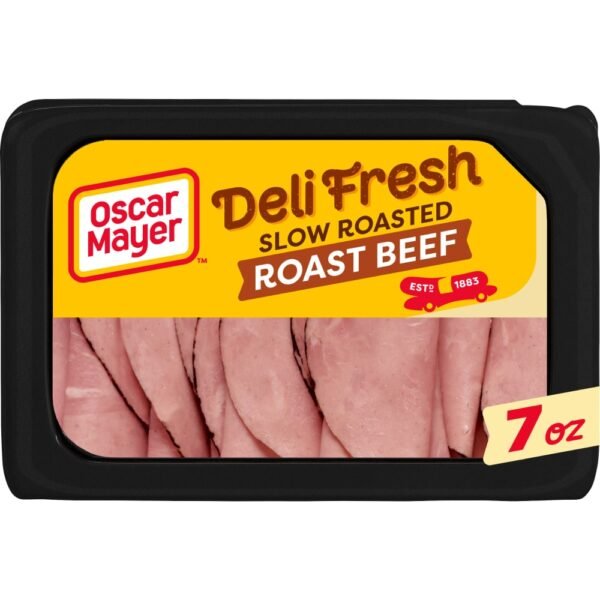 Oscar Mayer Deli Fresh Slow Roasted Roast Beef Thin Sliced Lunchmeat 7 oz