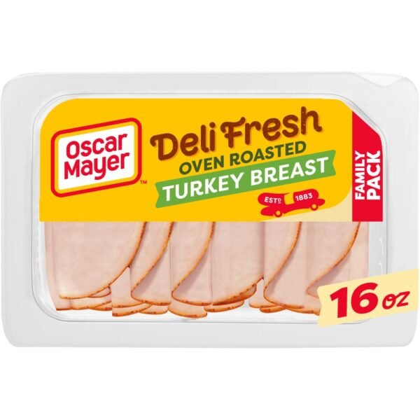 Oscar Mayer Deli Fresh Oven Roasted Turkey Breast Thin Sliced Lunchmeat 16 oz