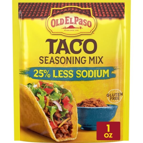 Old El Paso™ Taco Seasoning Mix With 25% Less Sodium