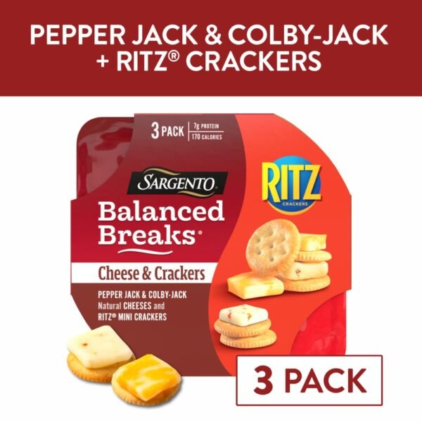 Sargento® Balanced Breaks® Pepper Jack & Colby-Jack + RITZ® Crackers Snack Kit