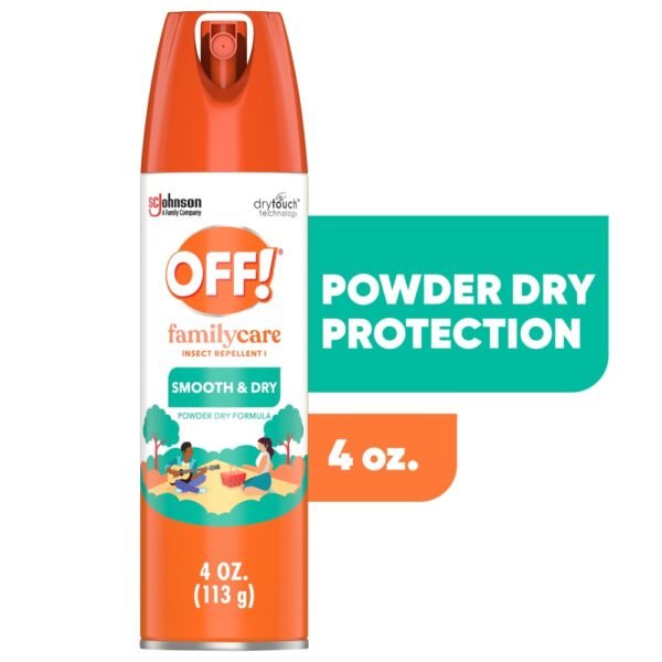 OFF! FamilyCare Mosquito Repellent Smooth & Dry Non-Greasy Spray, 4 oz