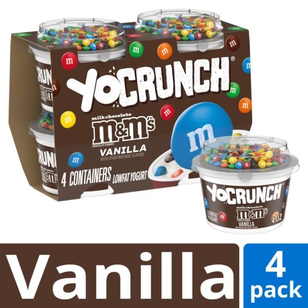YoCrunch Vanilla Low Fat Yogurt Cups with Mini M&Ms(R)