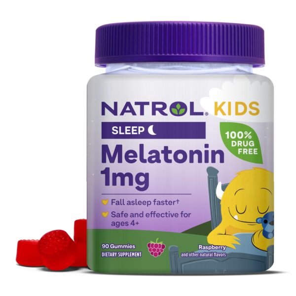 Natrol® Kids Sleep Melatonin Raspberry Gummies 1 mg