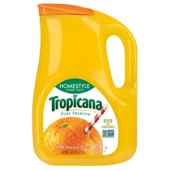 Tropicana Homestyle Some Pulp Pure Premium 100% Orange Juice