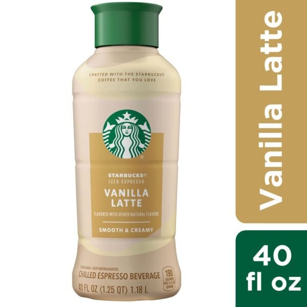 Starbucks® Espresso Vanilla Latte Iced Coffee Carton