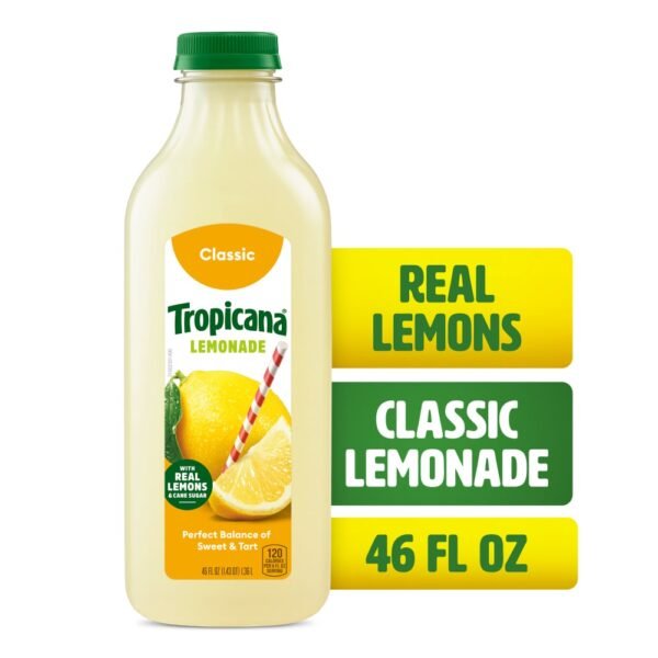 Tropicana Classic Lemonade Made With Real Lemons