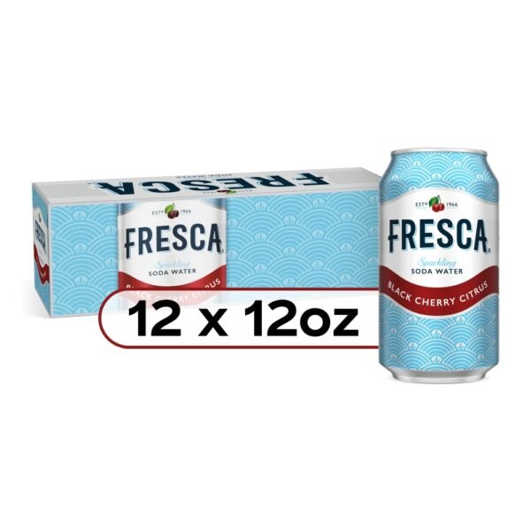 Fresca® Black Cherry Citrus Flavored Sparkling Water Cans