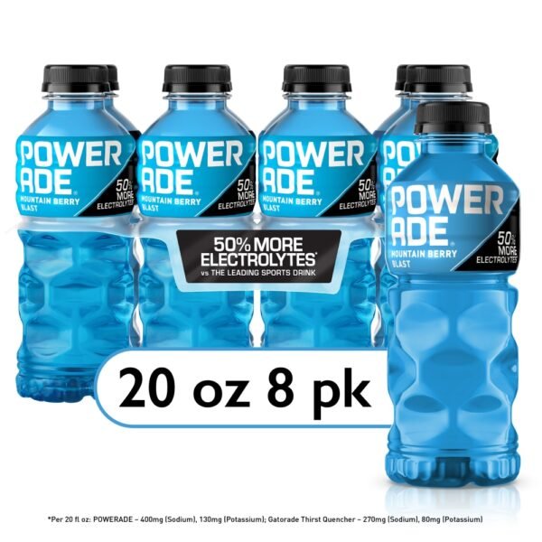 Powerade® Blue Blueberry Sports Drink Multipack Bottles