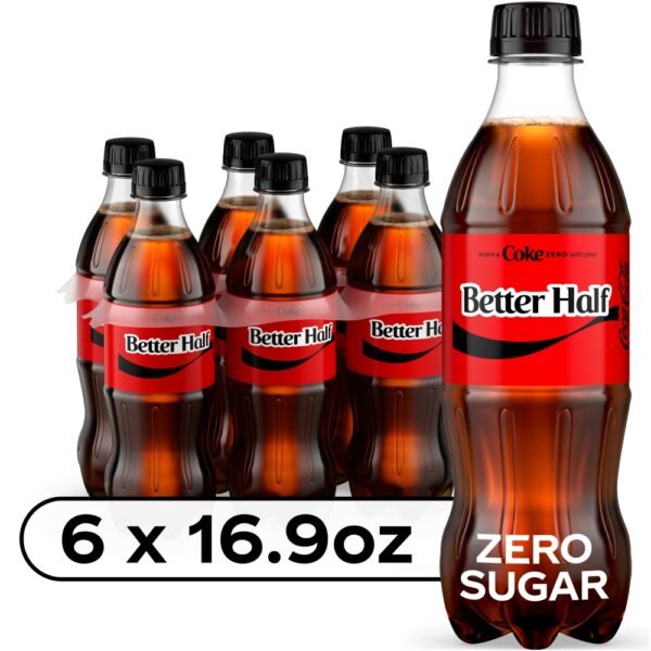 Coca-Cola Zero Sugar Soda Bottles