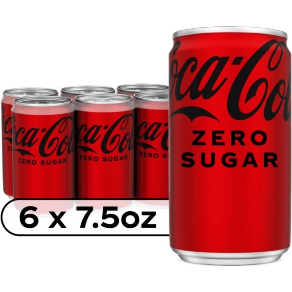 Coca-Cola Zero Sugar Soda Mini Cans