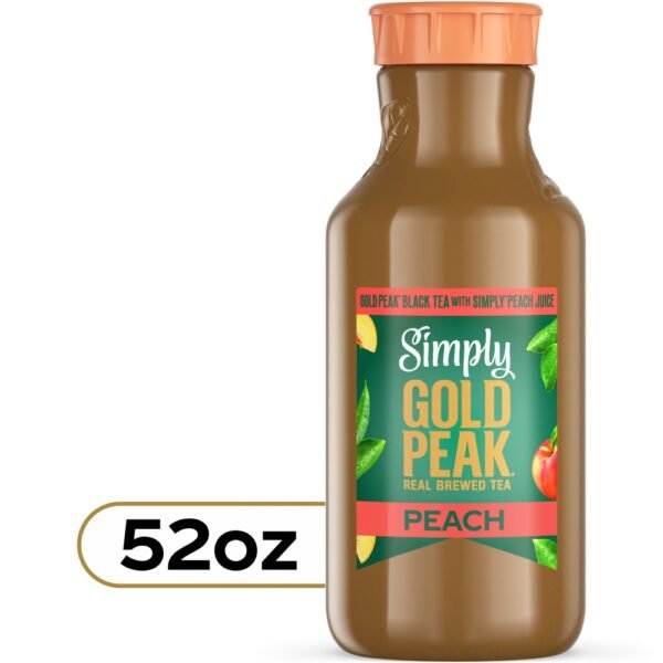 Simply Gold Peak Real Brewed Sweet Tea With Simply Peach Juice