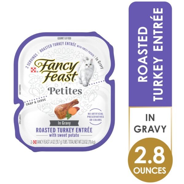 Purina Fancy Feast Petites Wet Cat Food in Gravy Turkey & Sweet Potato