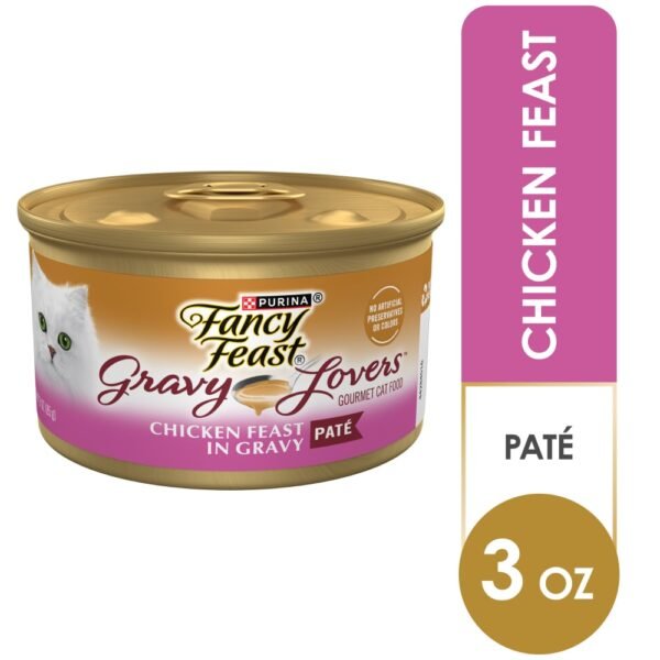 Purina Fancy Feast Wet Cat Food Gravy Lovers Chicken Feast Pate
