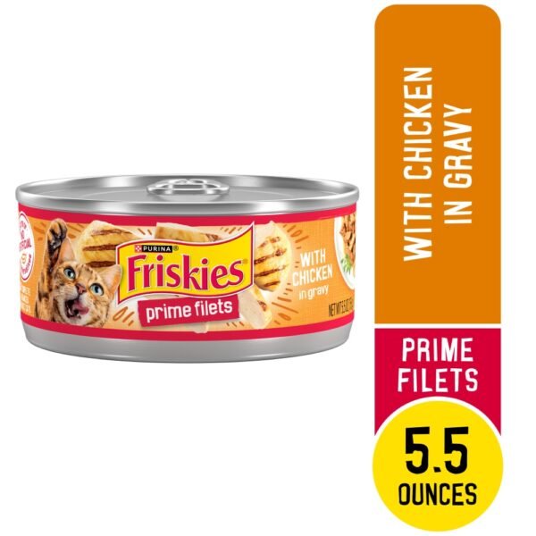 Purina Friskies Prime Filets Wet Cat Food in Gravy Chicken