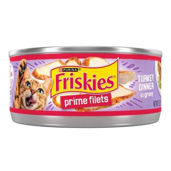 Purina Friskies Prime Filets Wet Cat Food in Gravy Turkey Dinner
