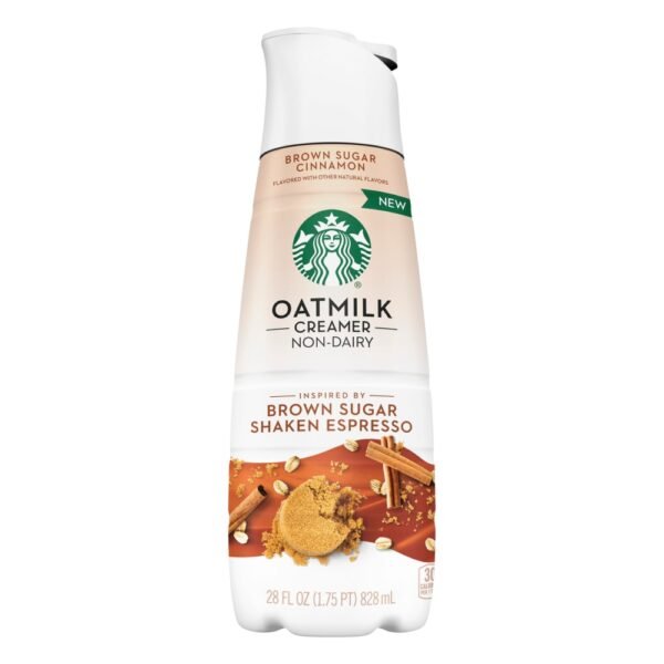 Starbucks® Brown Sugar Cinnamon Liquid Oatmilk Non-Dairy Coffee Creamer