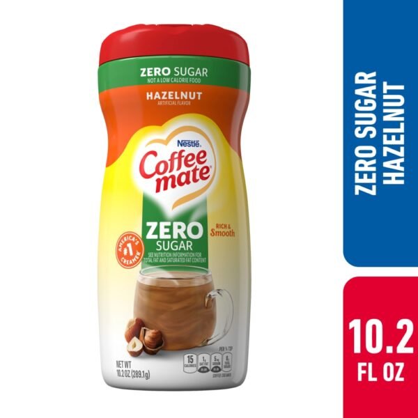 Coffee Mate Sugar Free Hazelnut Powdered Coffee Creamer