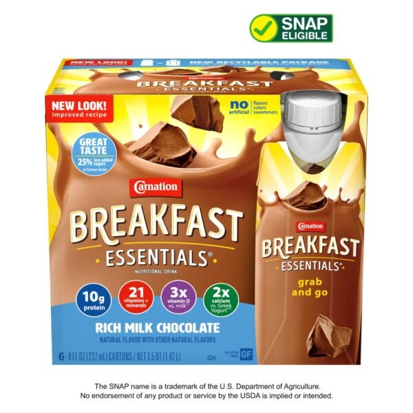 Carnation Breakfast Essentials Nutritional Breakfast Drink Rich Milk Chocolate