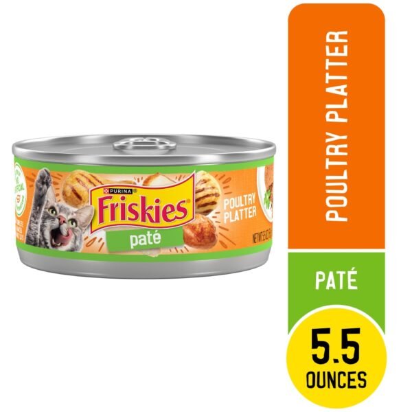 Purina Friskies Wet Cat Food Pate Poultry Platter
