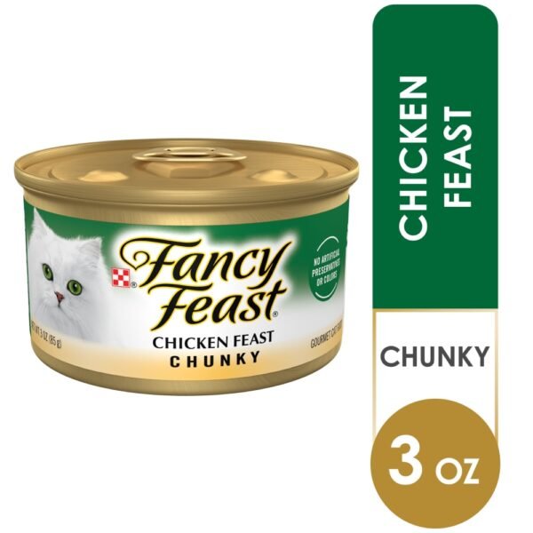 Purina Fancy Feast Chunky Wet Cat Food Chicken Feast