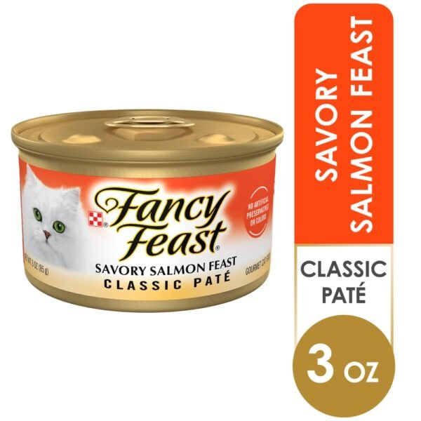 Purina Fancy Feast Classic Pate Wet Cat Food Salmon Feast